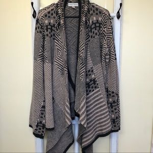 Knox Rose / Target Open Cardigan. Green & Rose.